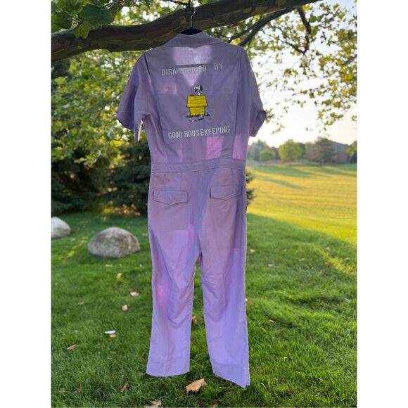 Vintage Satire Purple Flight Suit With Military Patches One Piece Size M/L - Picture 7 of 11